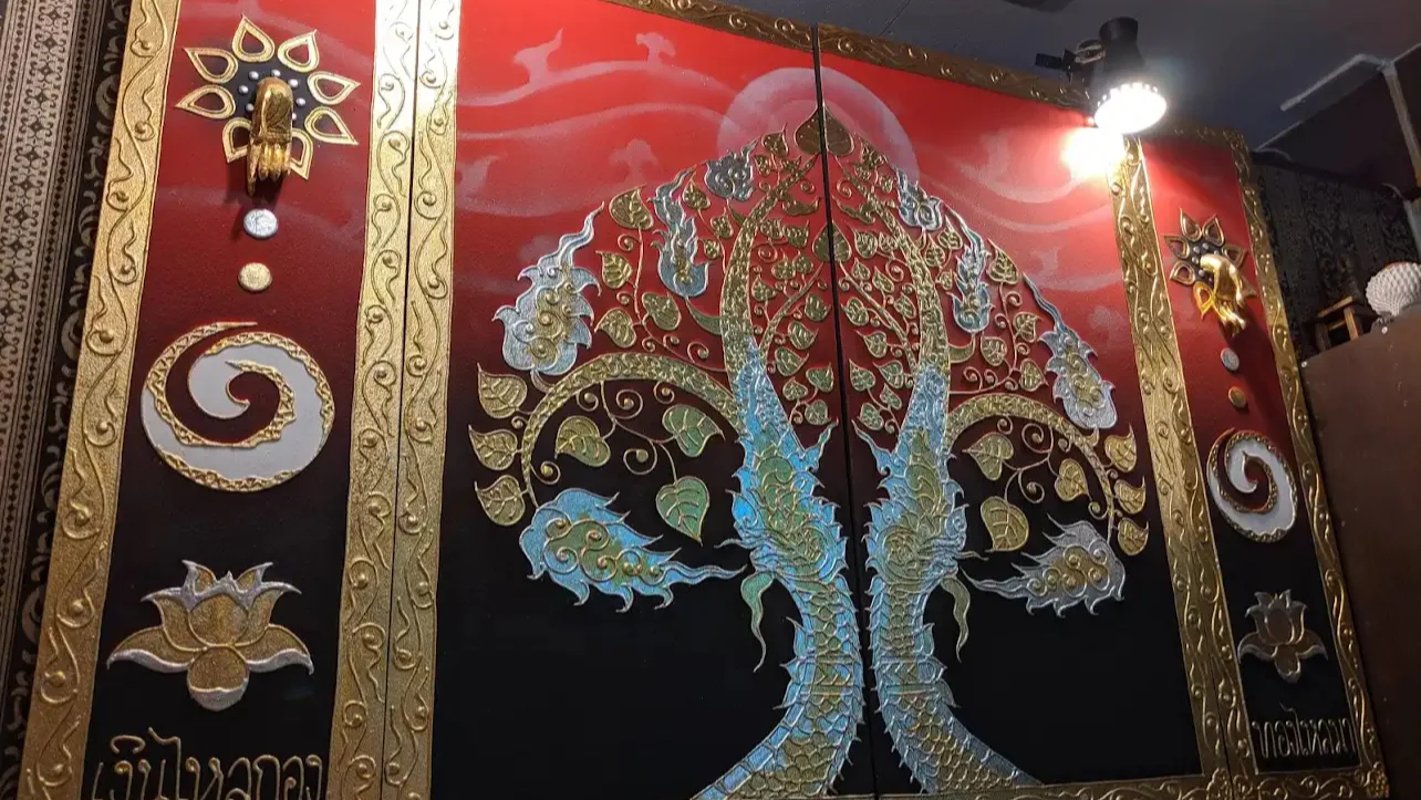 タイ龍の芸術作品